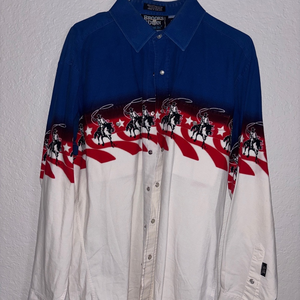Brooks & dunn western pearl snap